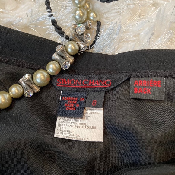 🖤 🖤 SIMON CHANG OVERLAY PANTS - Picture 14 of 14